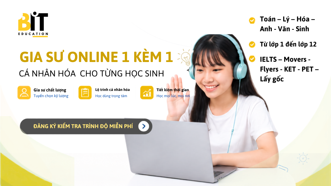 đăng ký gia sư online tại BIT EDUCATION